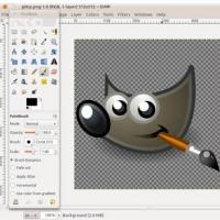 Program for painting on a graphics tablet