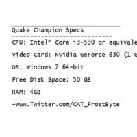 Quake Champions - Системні вимоги Системні вимоги Quake Champions